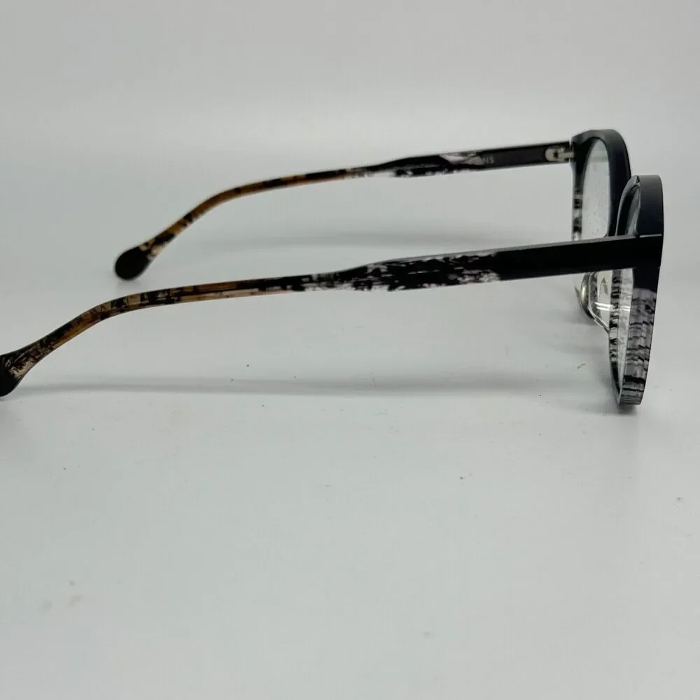 Jins Eyeglasses Frames Mens black‎ Multicolor LCF-18S-022A 94 53-19-144 H13841